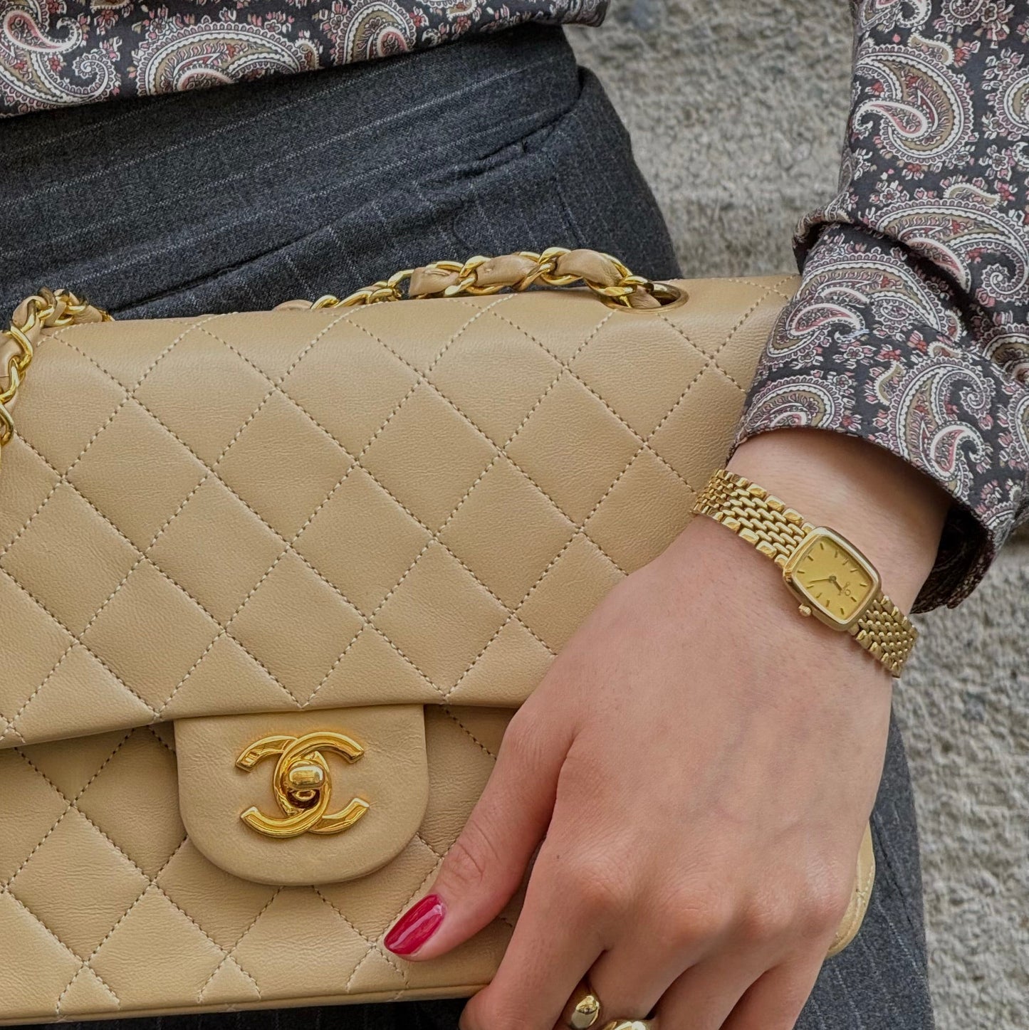 Chanel Timeless 25 Beige