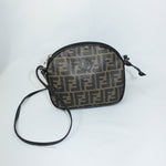 fendi zucca monogram vintage crossbody bag