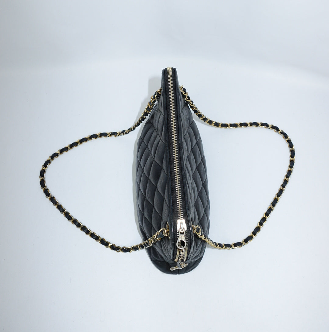 Chanel Quilted Dome Shoulder Bag