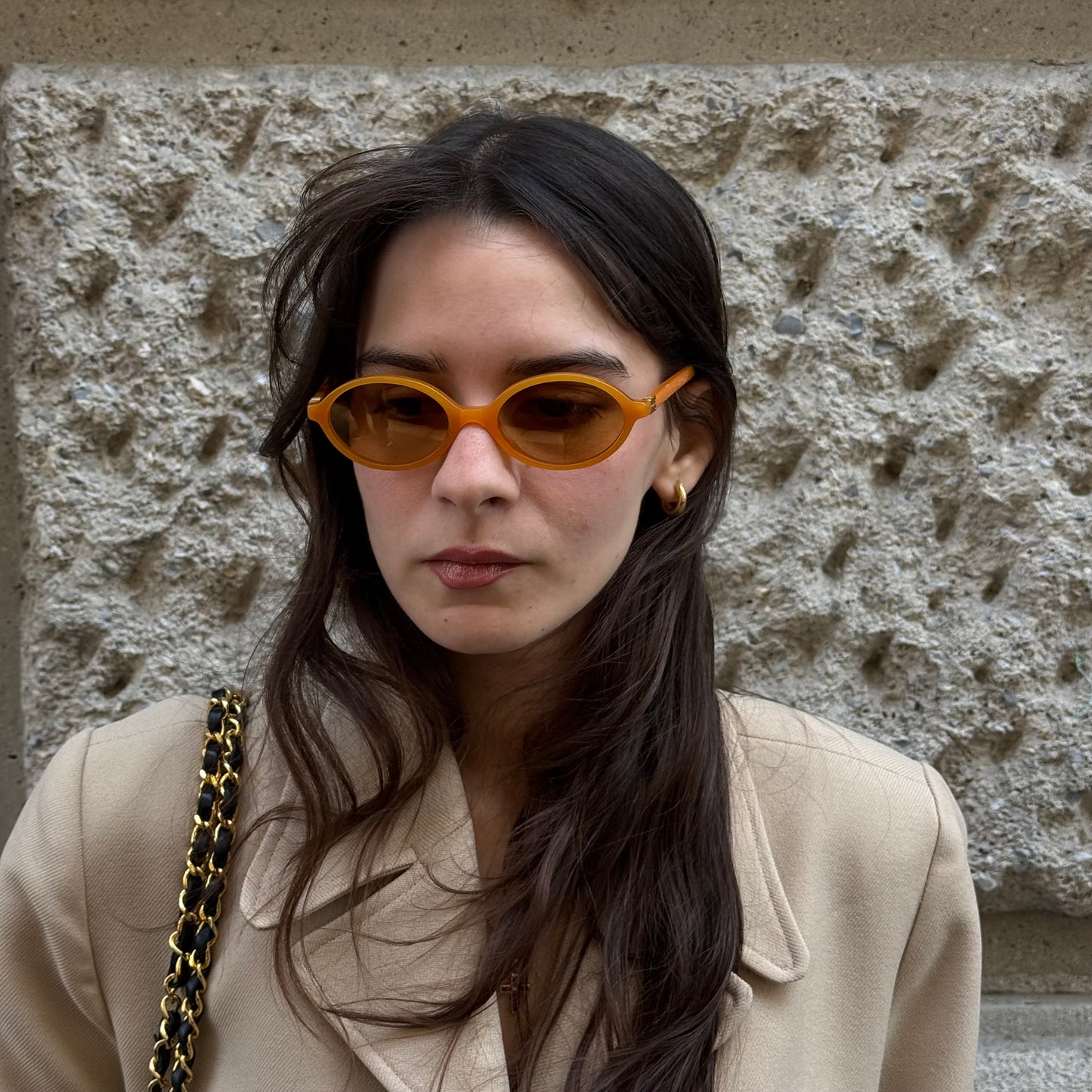 Miu Miu Orange Regard Sunglasses