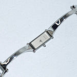 Gucci 1500L Silver-Tone Watch with White Dial | Vintage Gucci Watch 