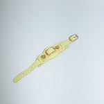 Balenciaga Giant 12 studded bracelet in soft yellow leather