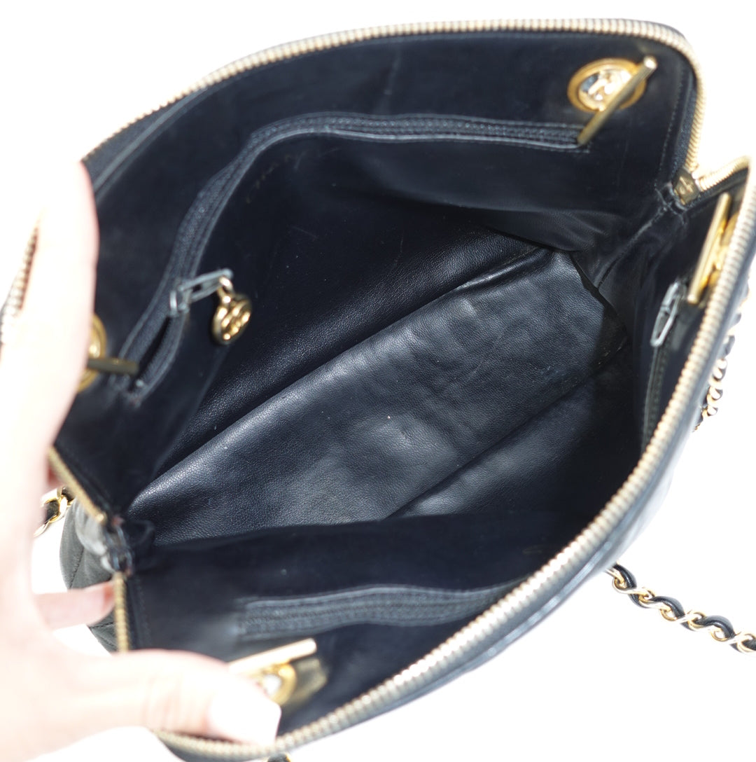 Chanel Quilted Dome Shoulder Bag