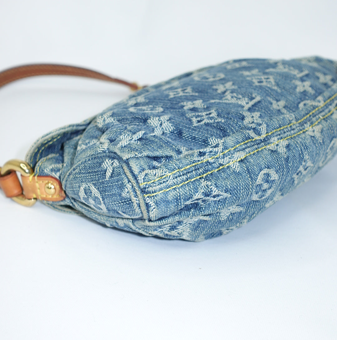Louis Vuitton Denim Pleaty Mini Bag