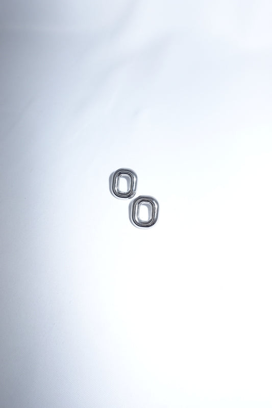 Square Shaped Earrings in Stainless Steel