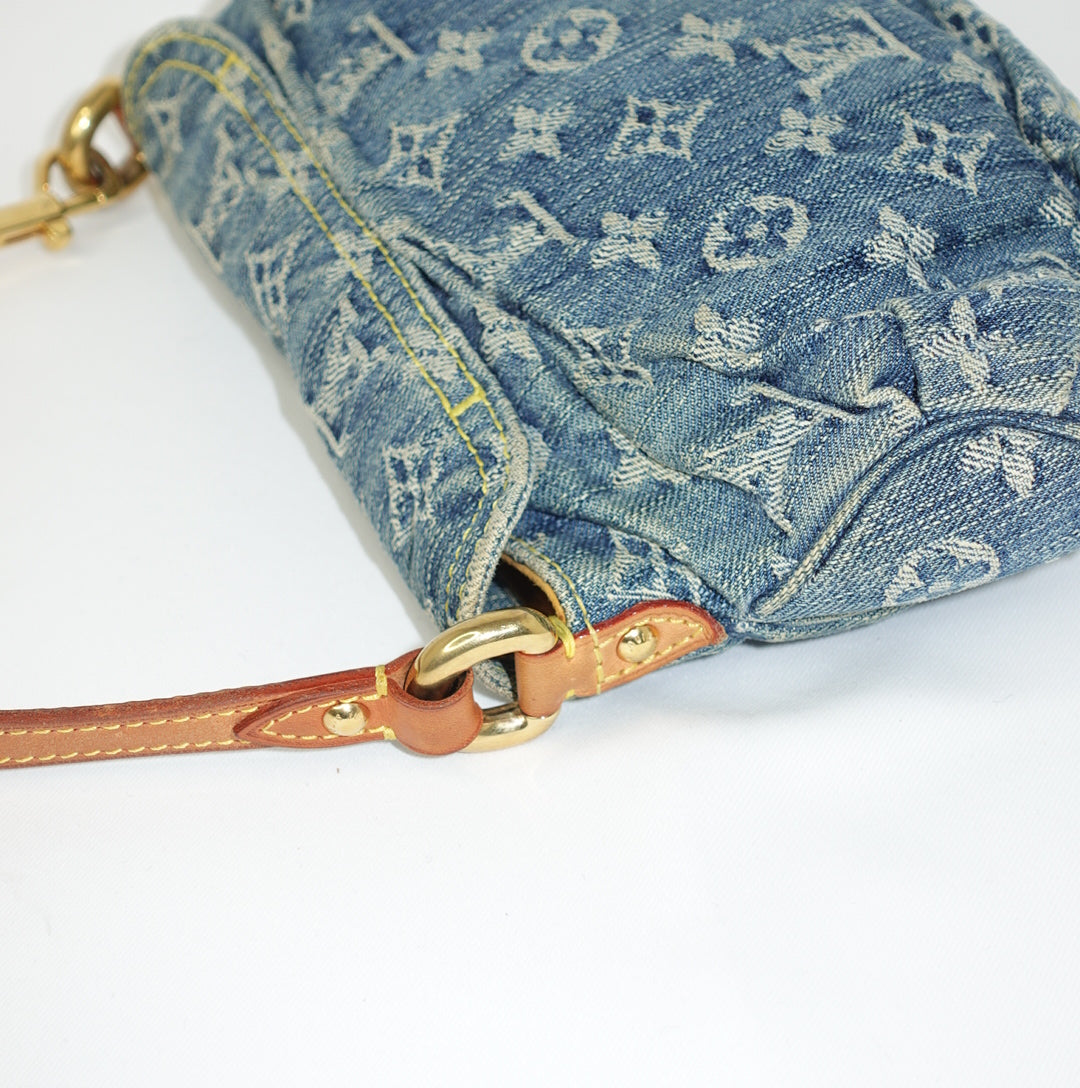 Louis Vuitton Denim Pleaty Mini Bag