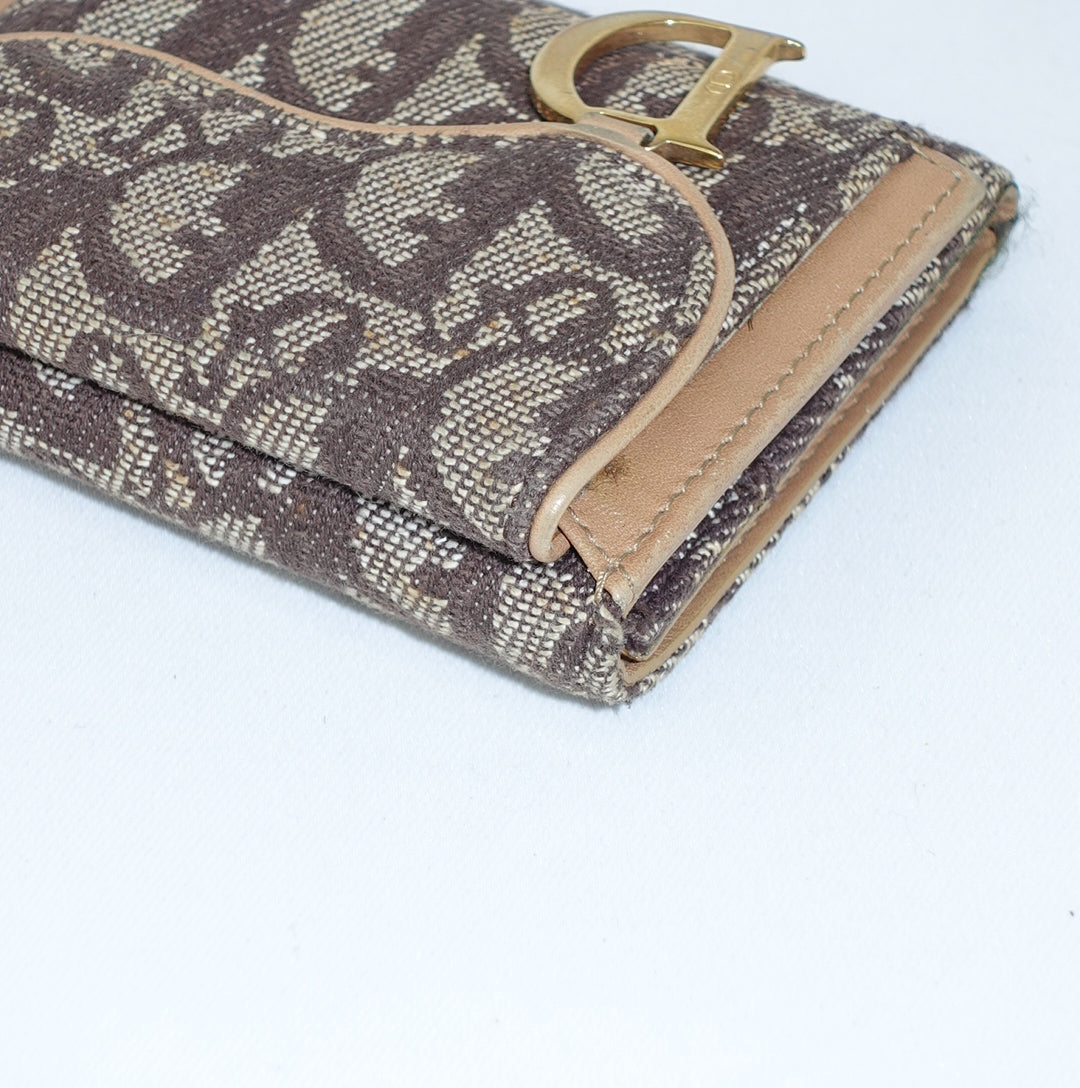 Dior Brown Monogram Wallet
