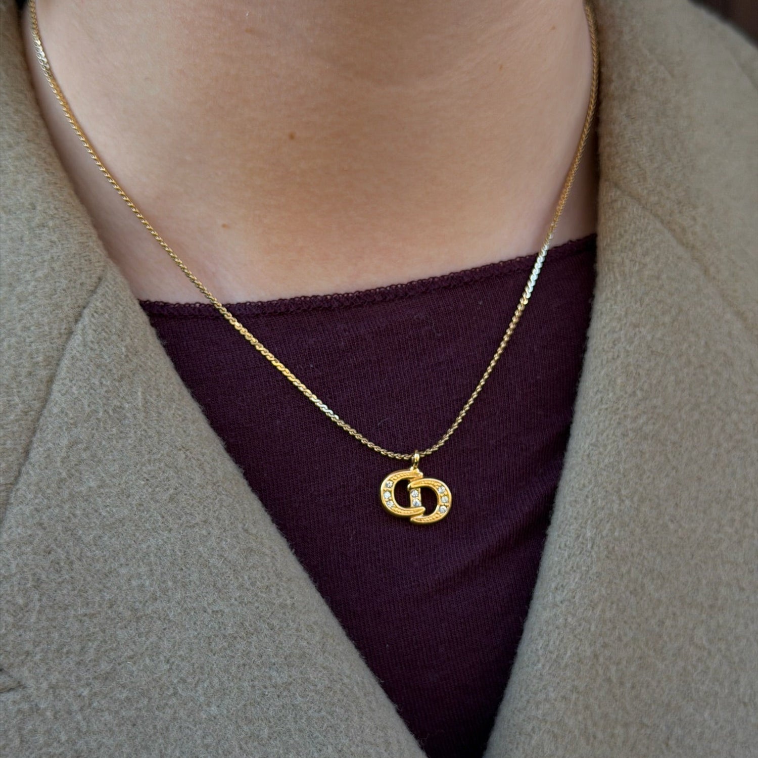 Christian Dior Crystal Necklace