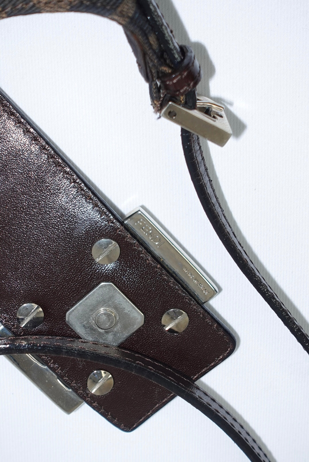 Fendi Monogram Zucca Vintage Bucket Bag