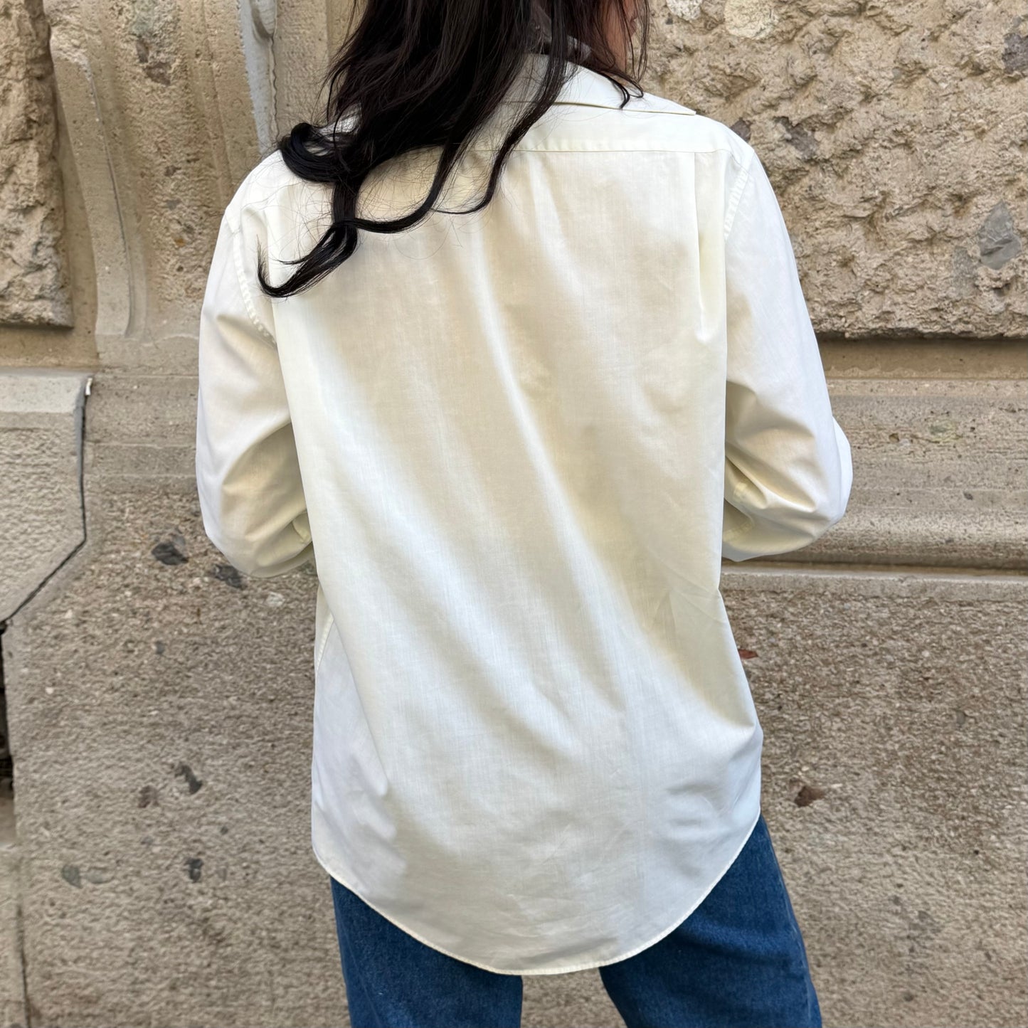 Yves Saint Laurent Butter Yellow Shirt