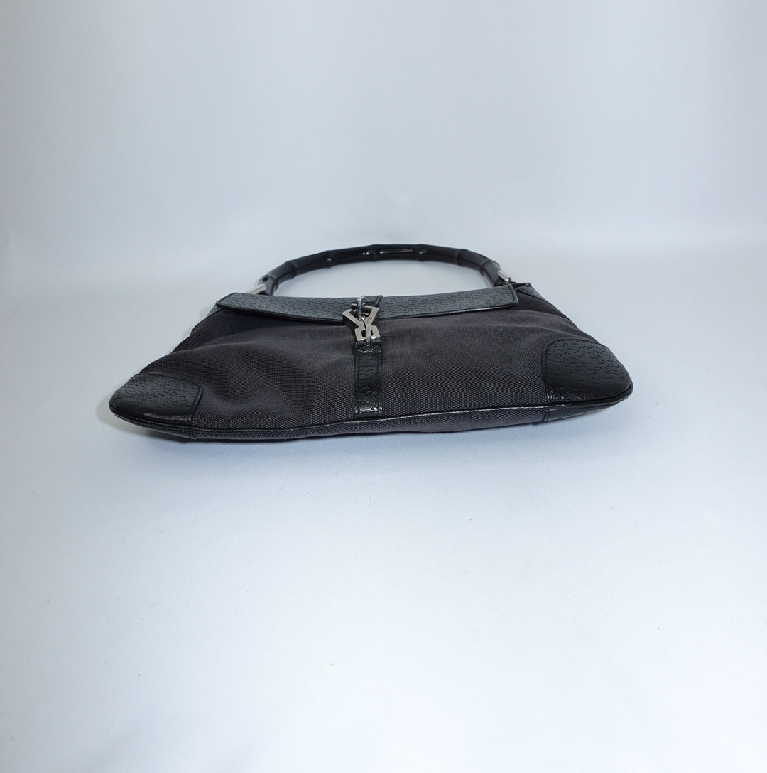 Gucci Black Jackie w/ Bamboo Handle