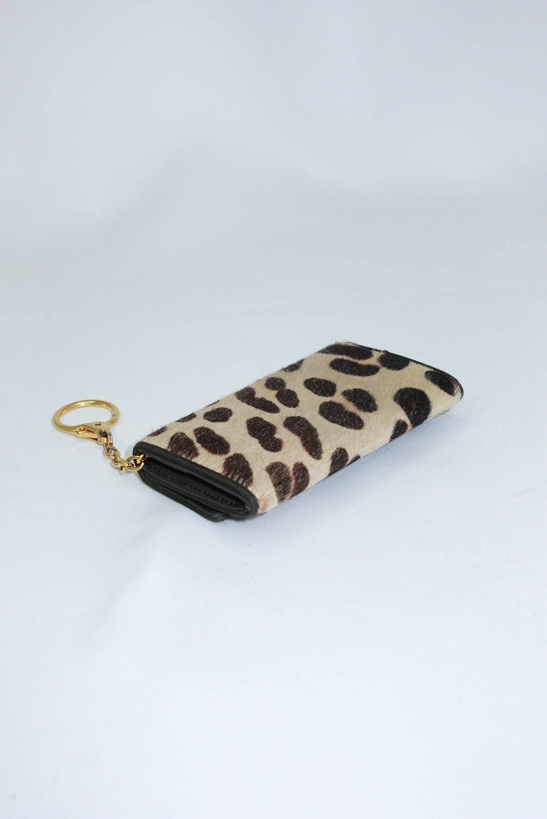 Christian Dior Malice Cheetah Pony Hair Vintage Cardholder