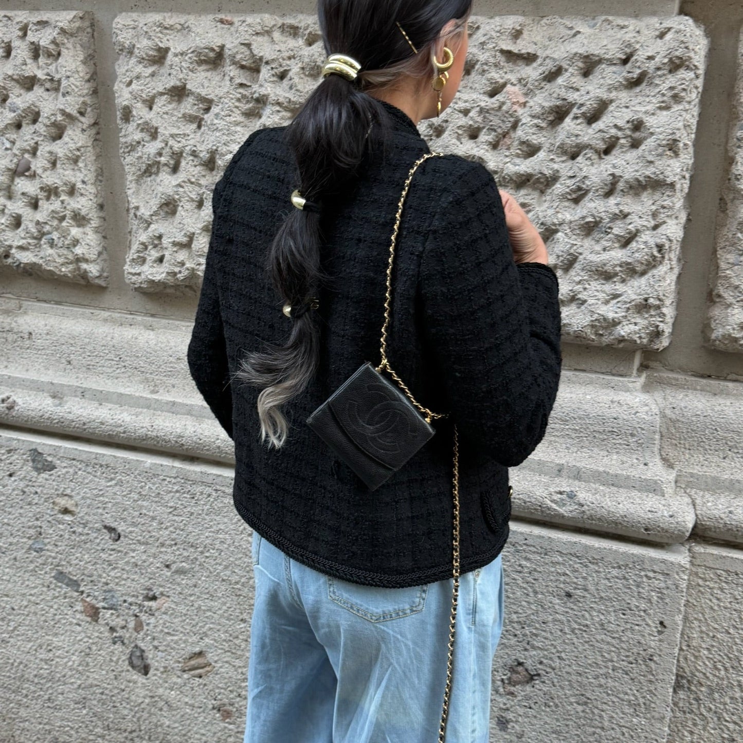 Chanel Mini Wallet w/ Chain