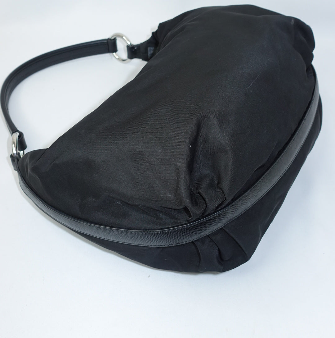 Prada Nylon Half Moon Bag