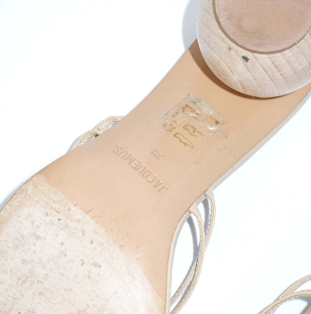 Jacquemus Beige Ball Heels 38