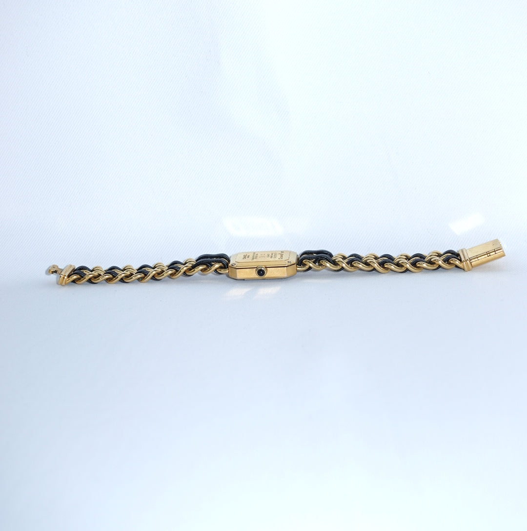 Chanel Vintage Première M Watch Gold and Black