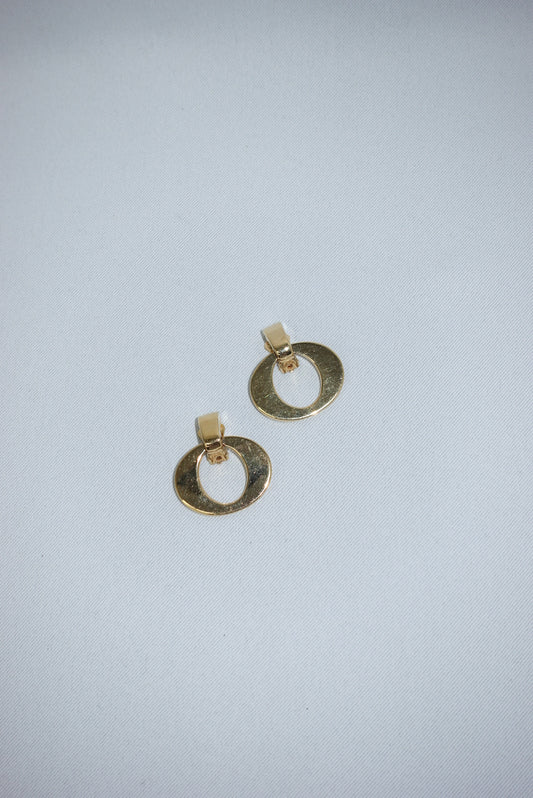 Christian Dior Oval Vintage Clip Earrings
