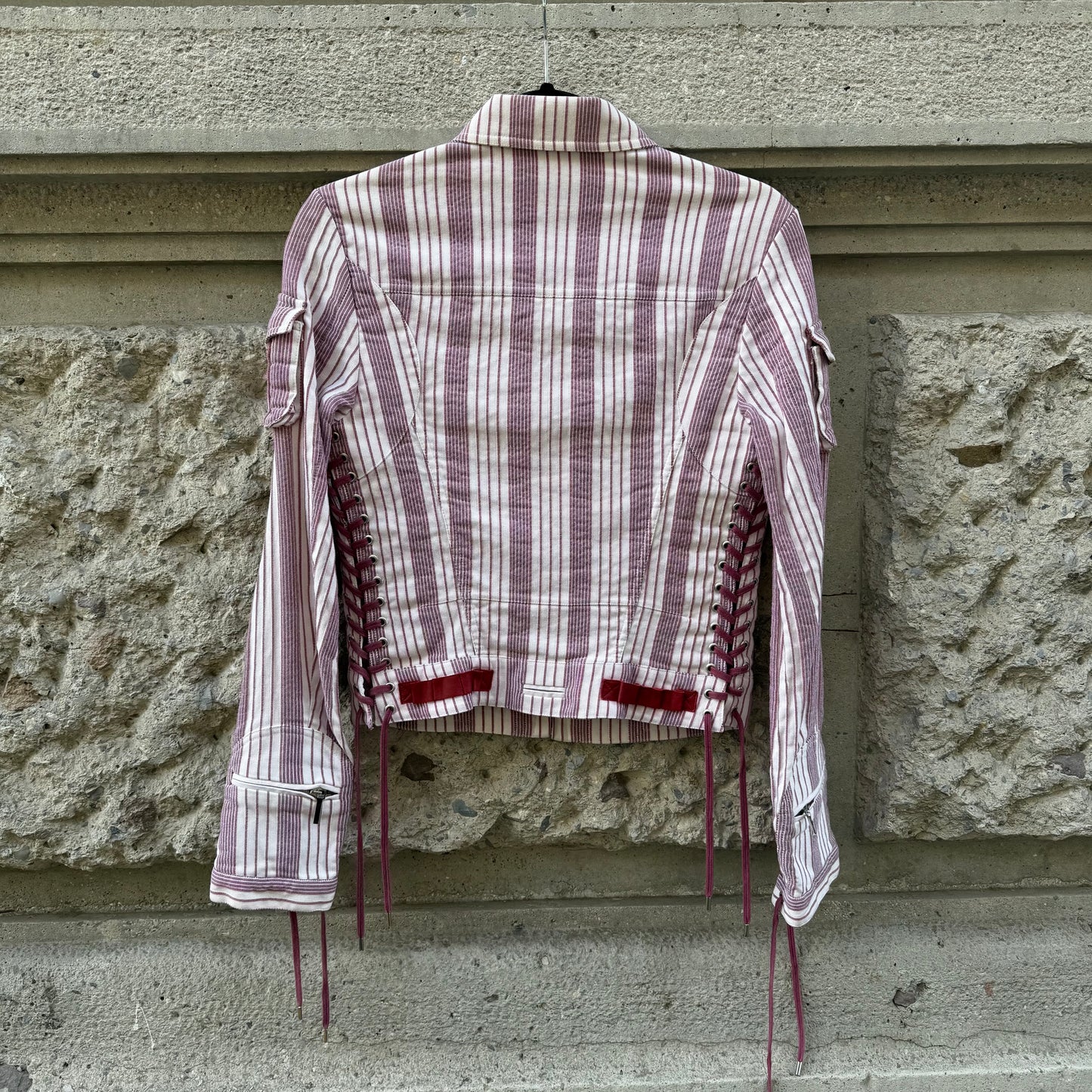 Giacca vintage a righe Christian Dior