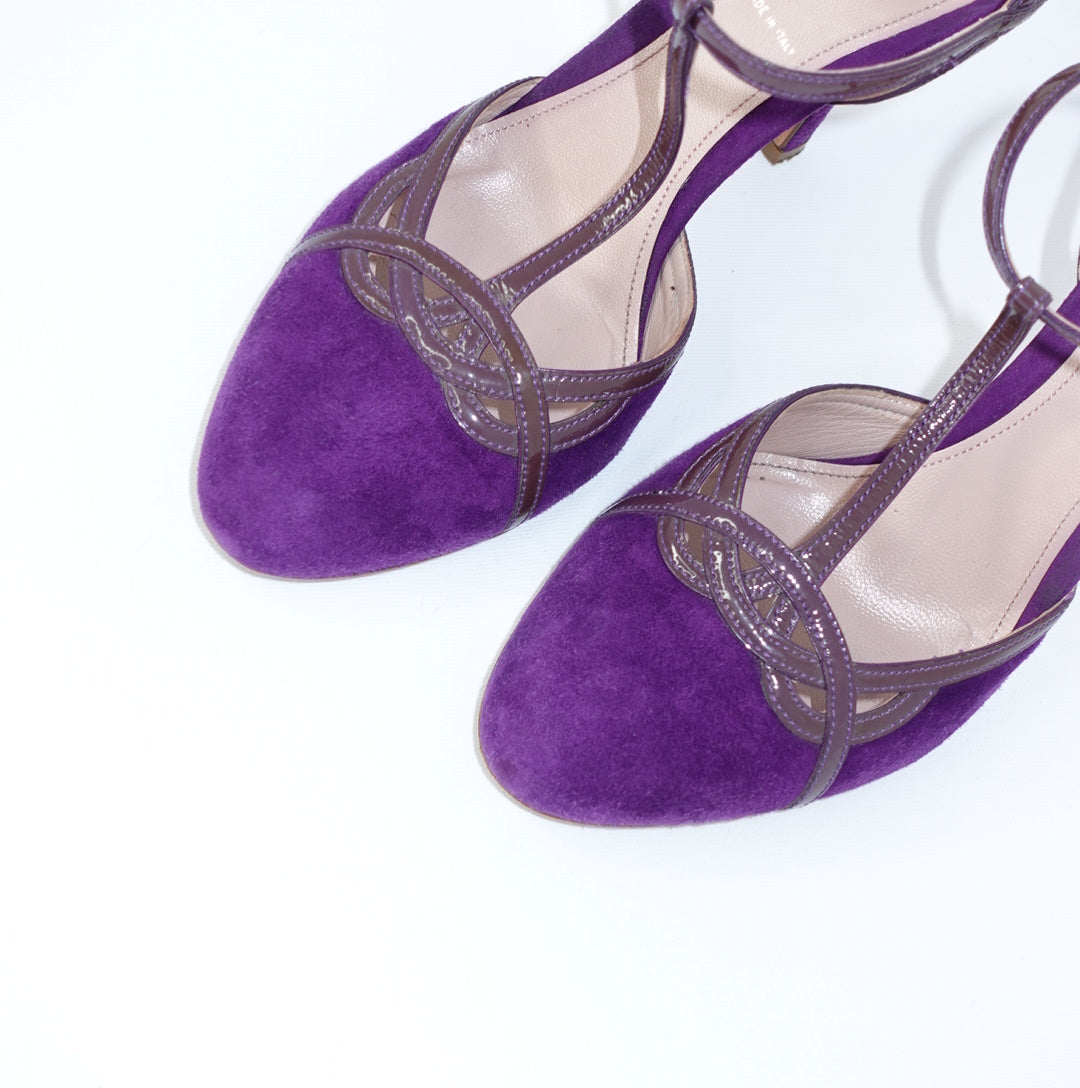 Scarpe con tacco Prada Vintage Viola 38