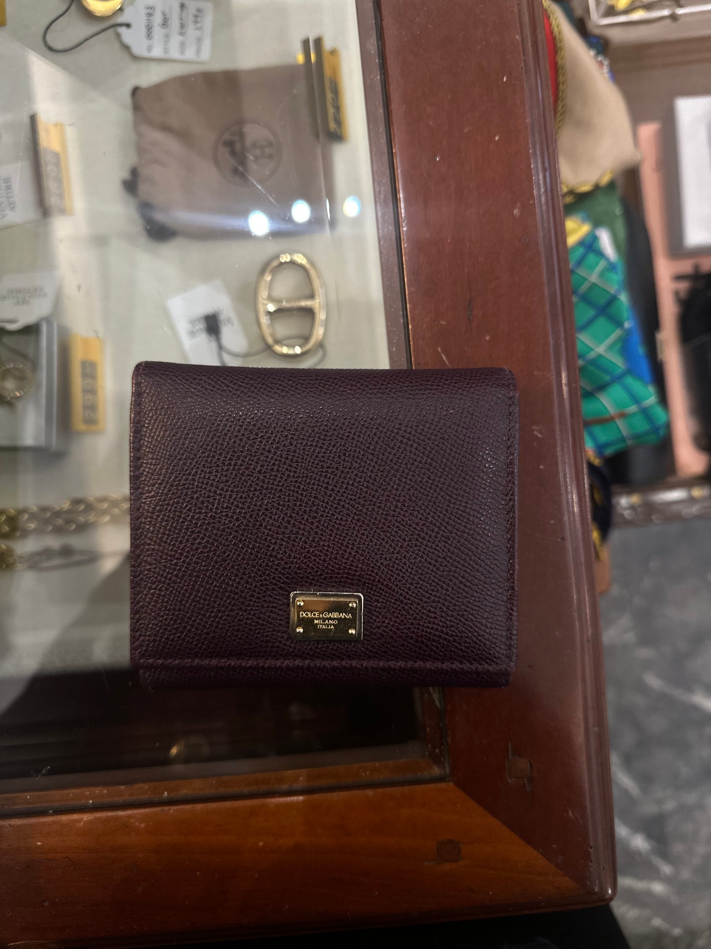 Dolce & Gabbana Small Plum Wallet