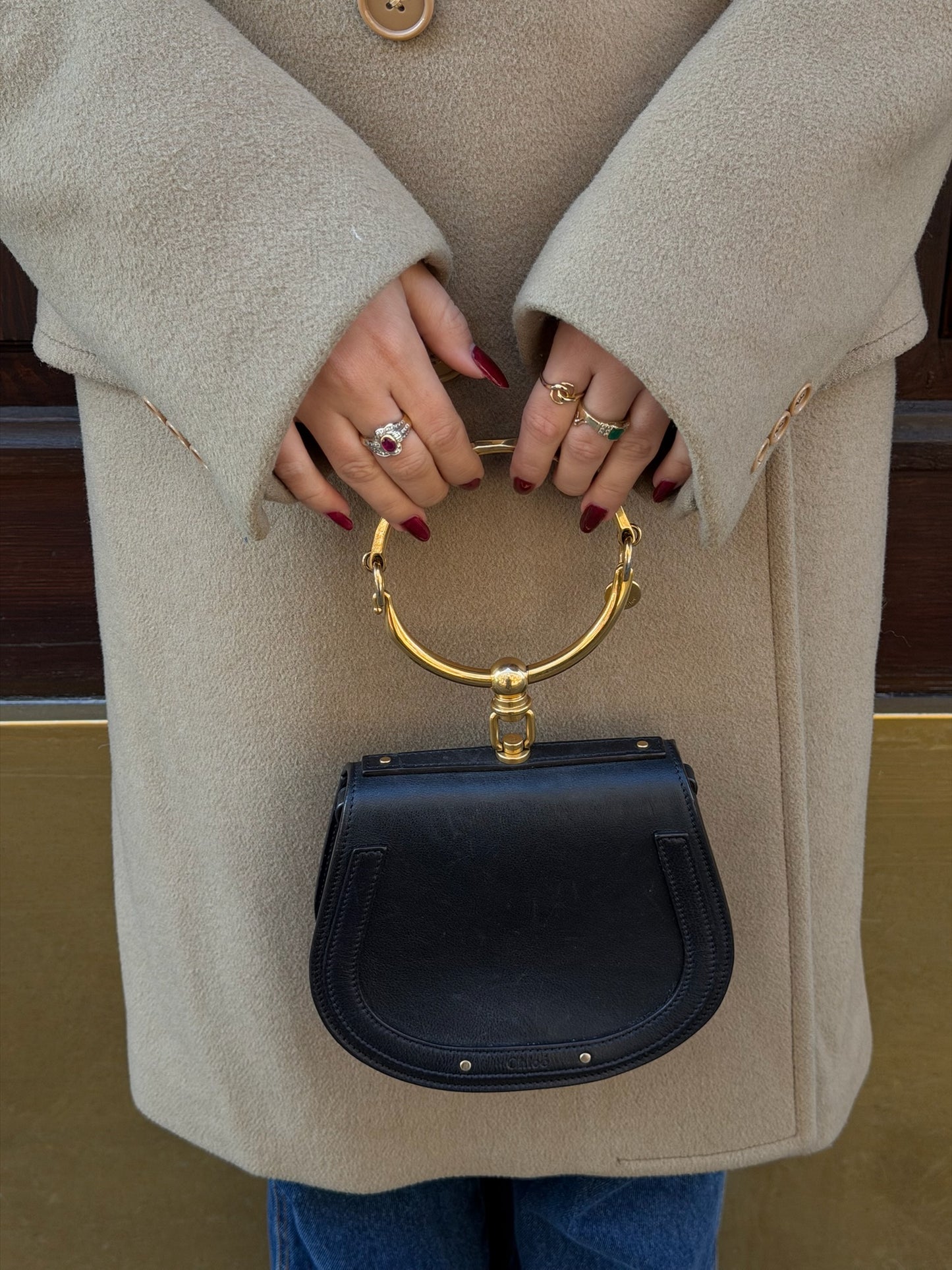 Chloé Black Nile Bracelet Bag