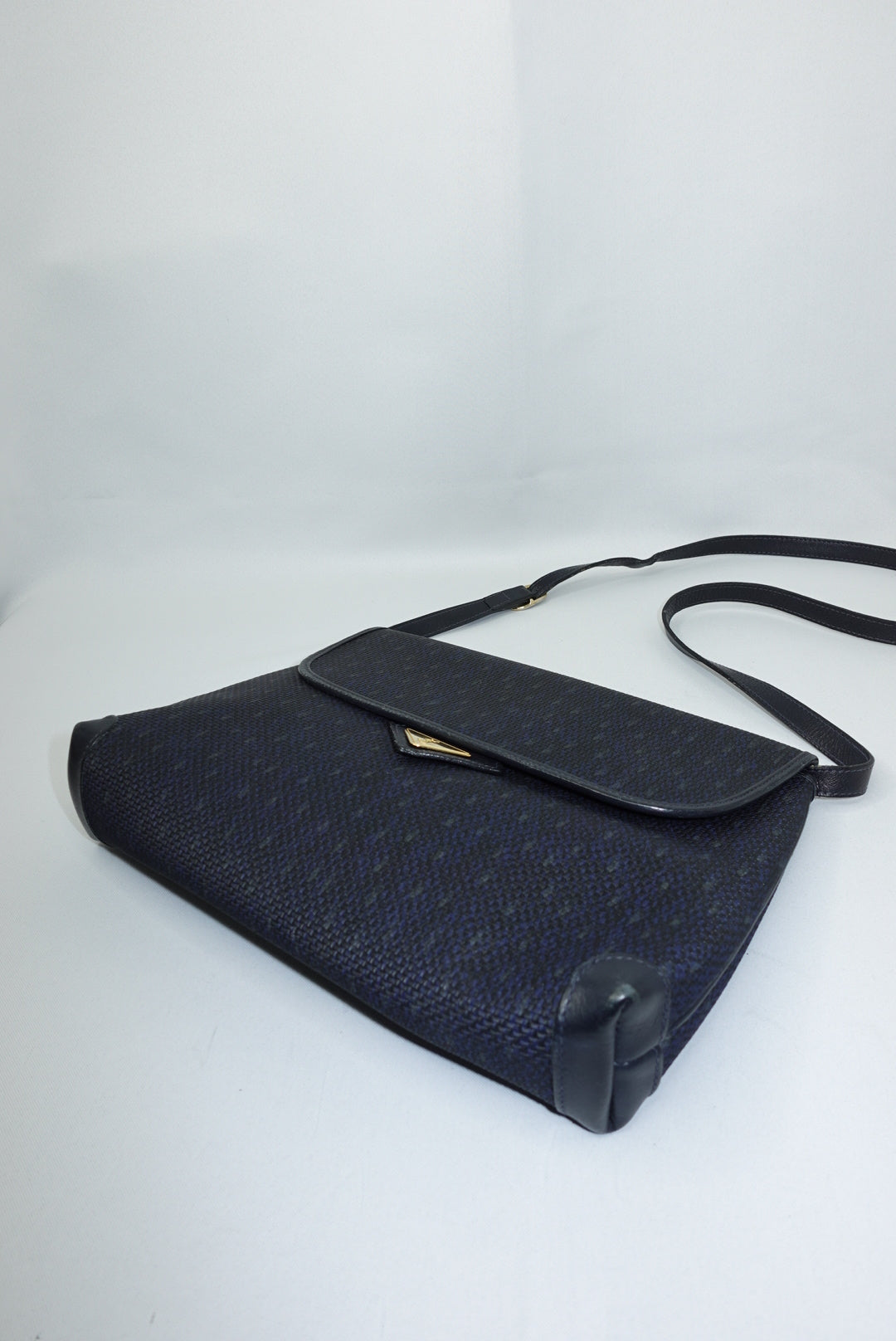 Yves Saint Laurent Vintage Navy Crossbody Bag