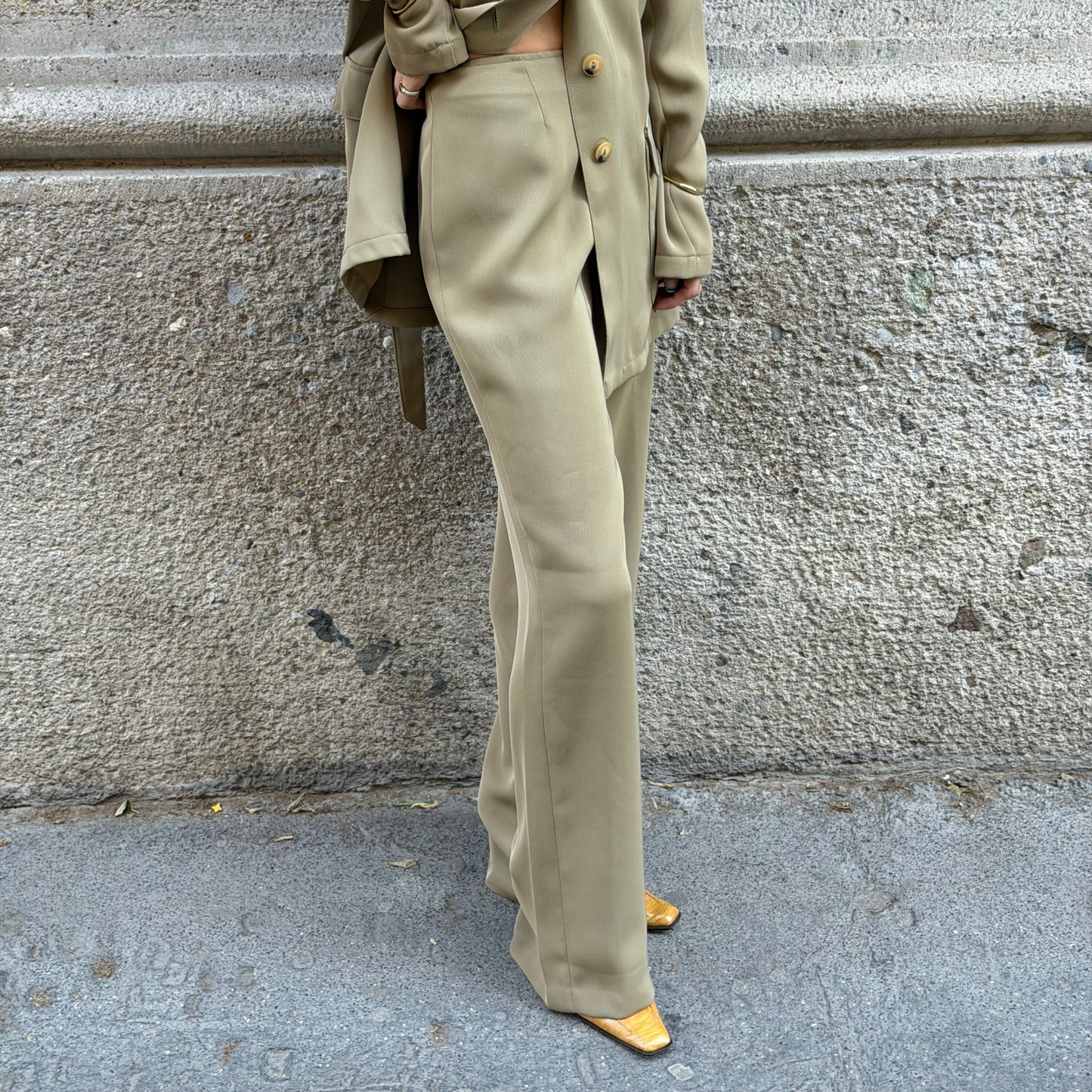 Khaki Trousers Set