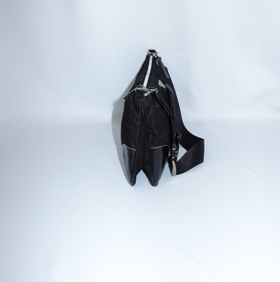 Prada Black Nylon Shoulder Bag