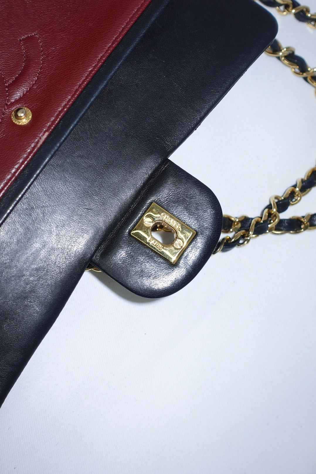 Chanel Vintage Timeless Classic 23 Double Flap Black