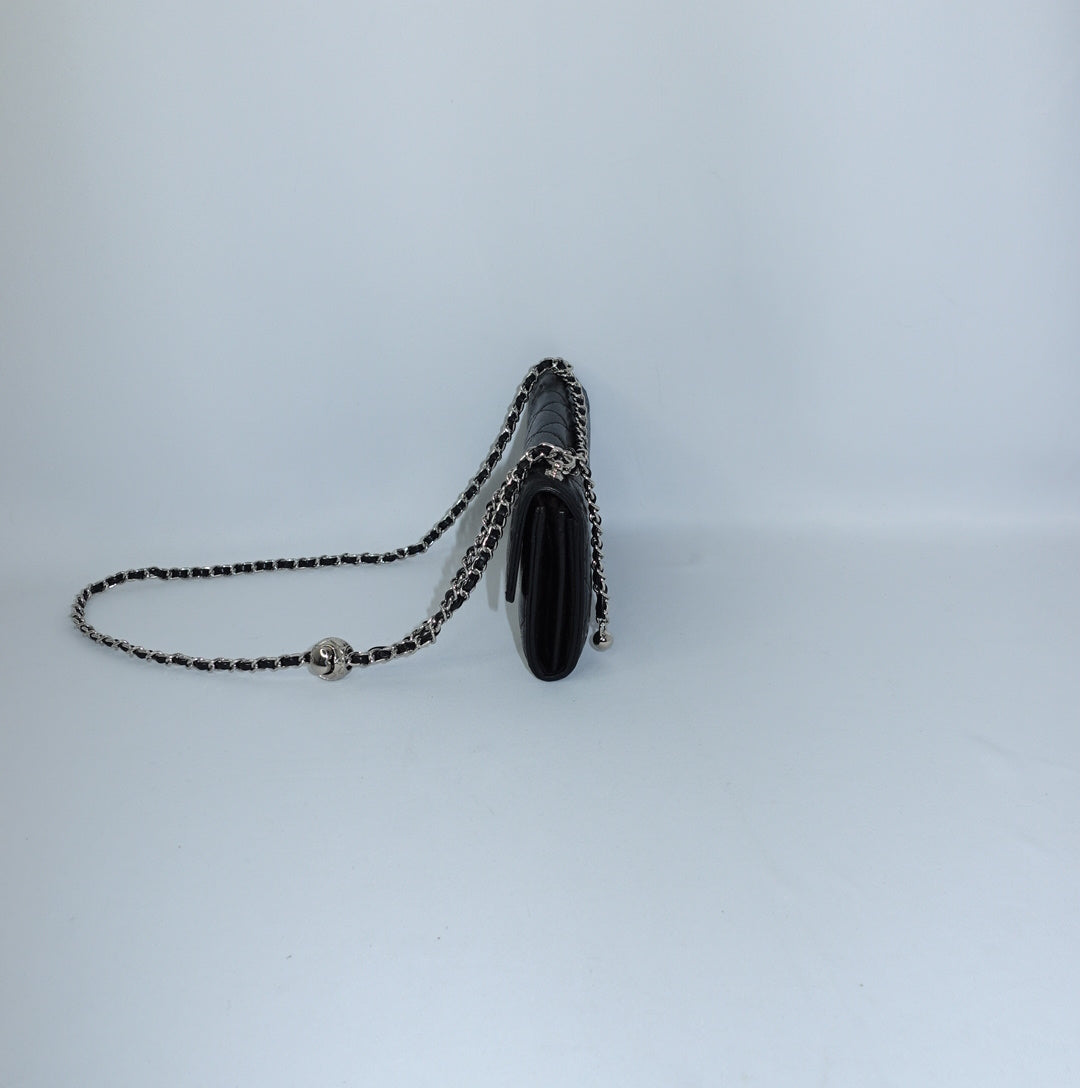 Chanel Black Wallet On Chain