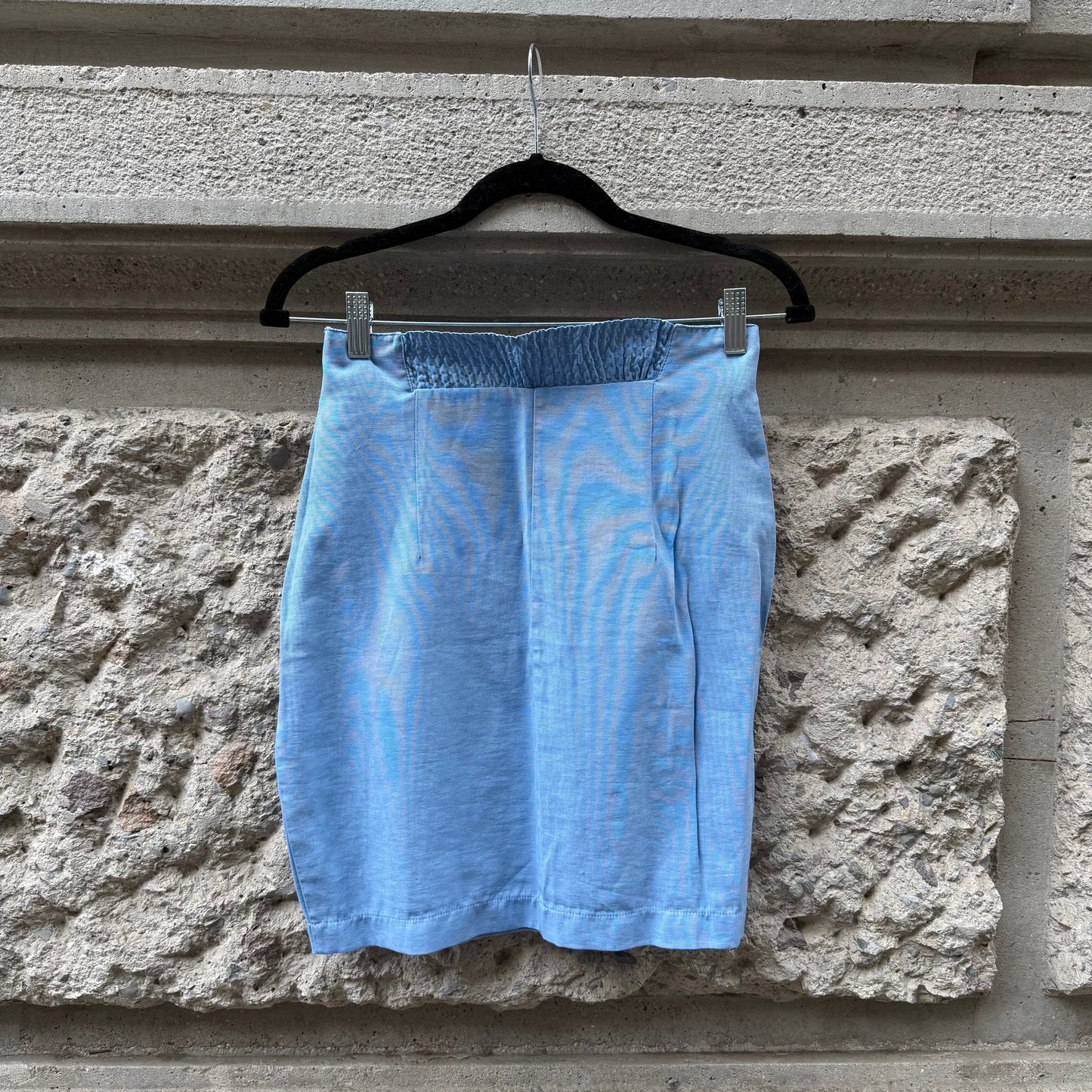 Light Blue Two Piece Set (Skirt + Blazer)
