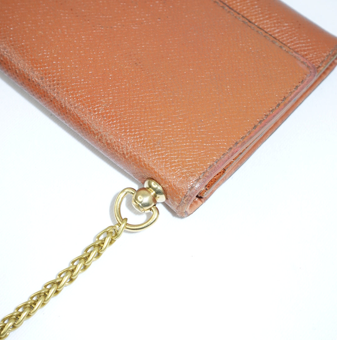 Chanel Caramel Wallet w/Chain
