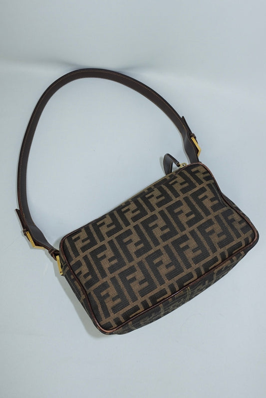 Fendi Monogram FF Zucca Messenger Bag