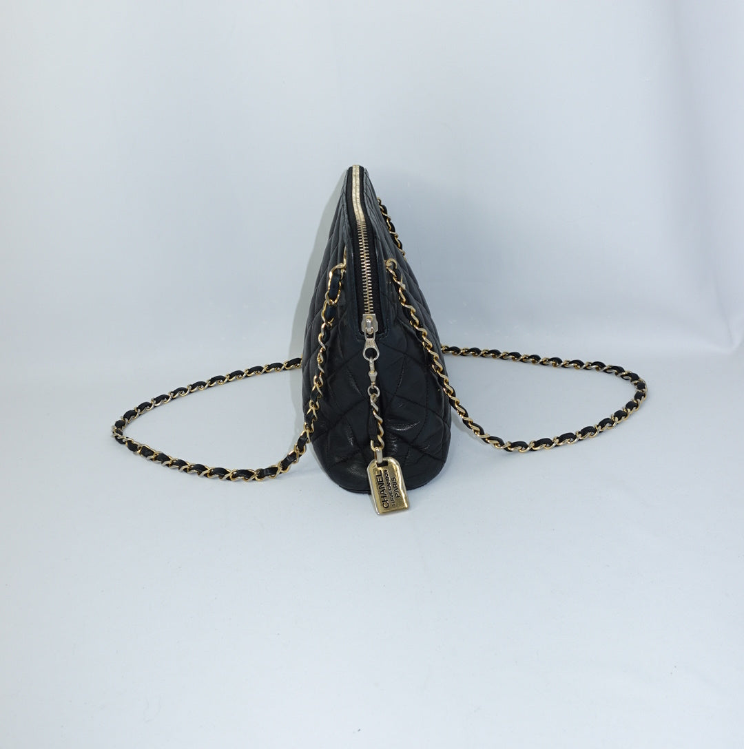 Chanel Quilted Dome Shoulder Bag