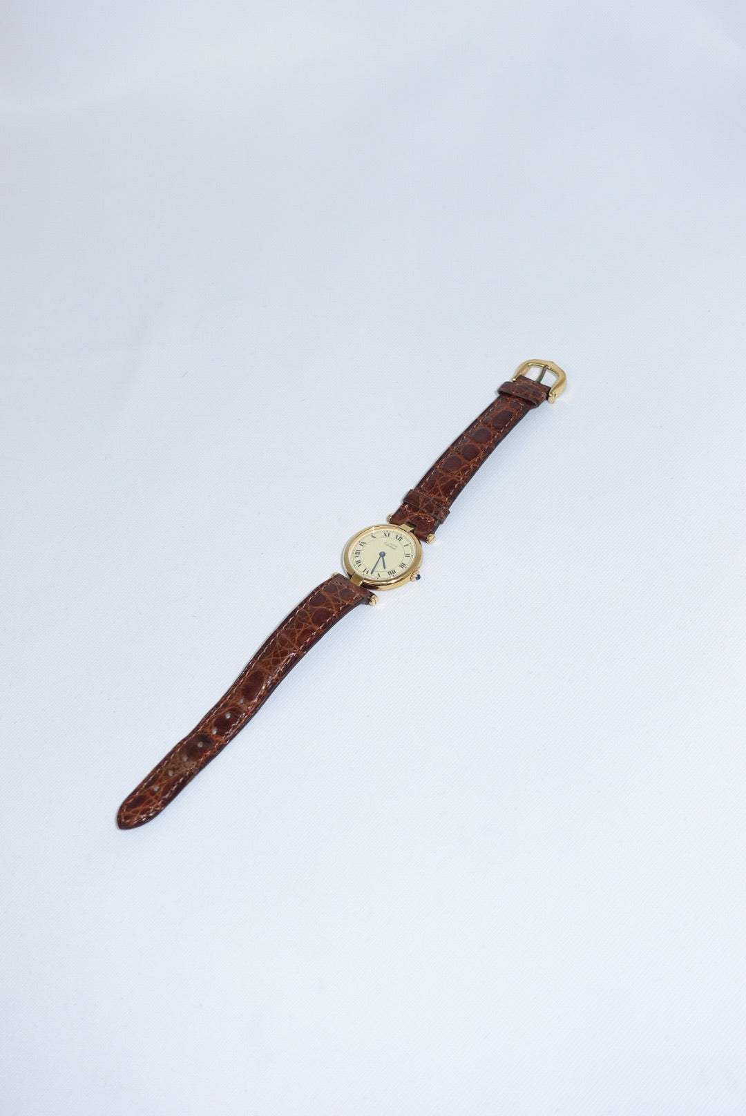 Cartier Must Vendôme 24mm  Gold Toned Vintage Watch