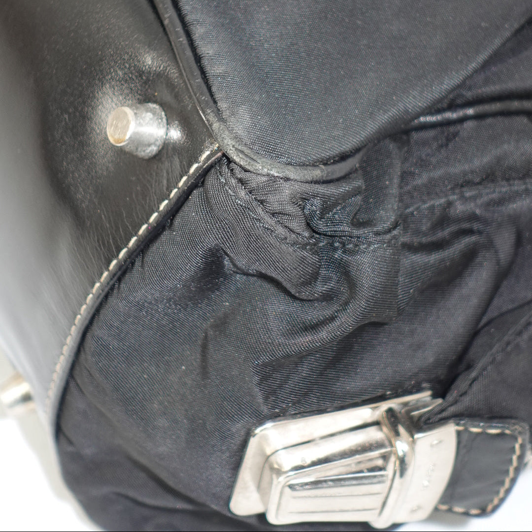 Prada Nylon Black Shoulder Bag