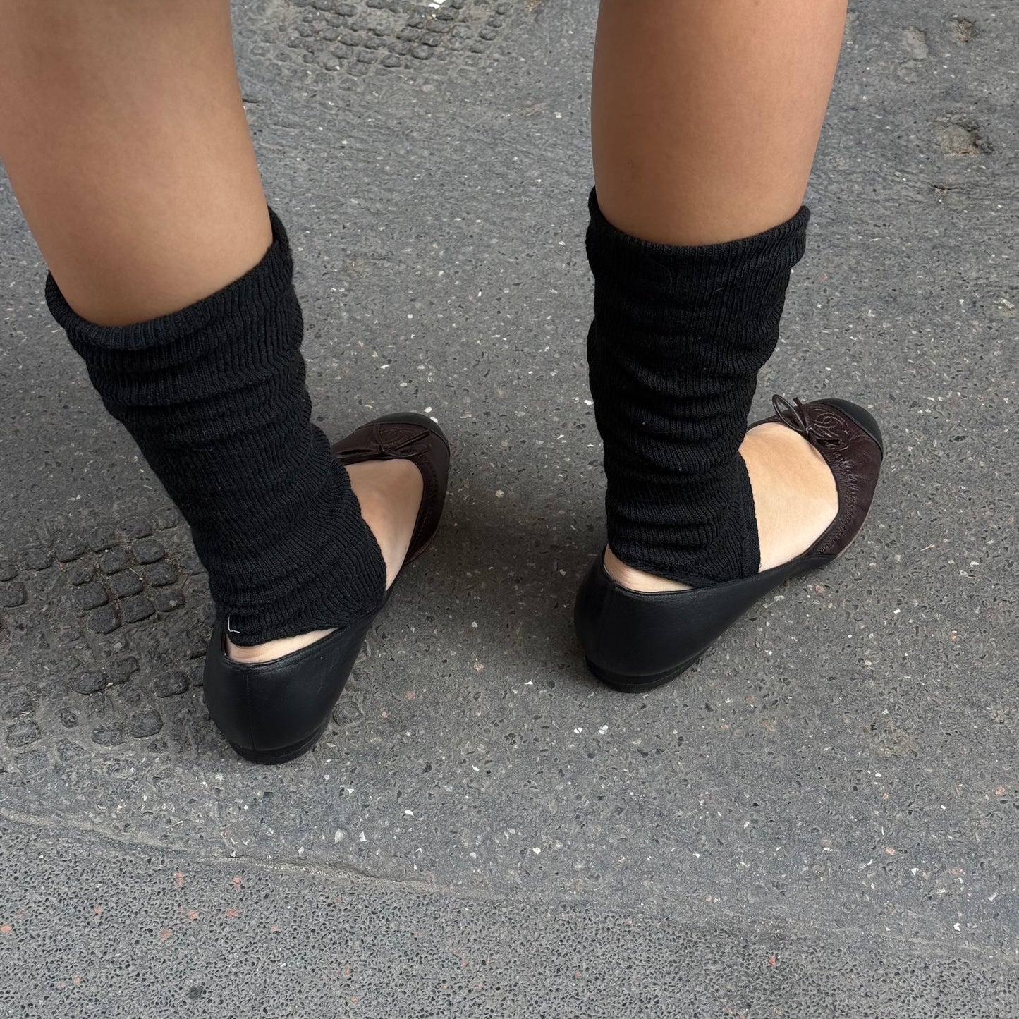 Chanel Brown Soft Ballet Flats 37