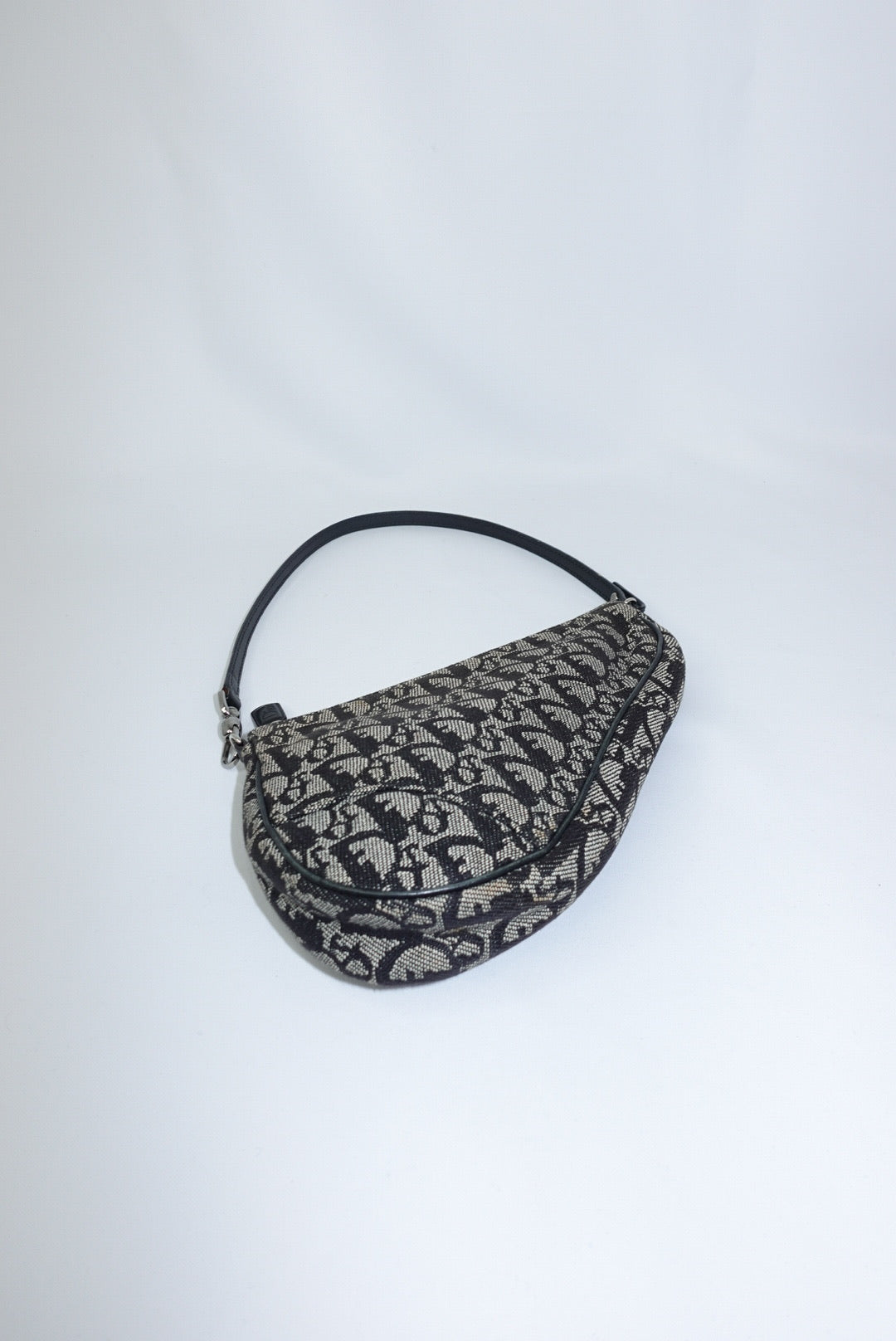 Christian Dior Mini Saddle Monogram Canvas Shoulder Bag