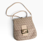 Fendi Vintage Light Pink Zucchino Monogram Messenger Bag