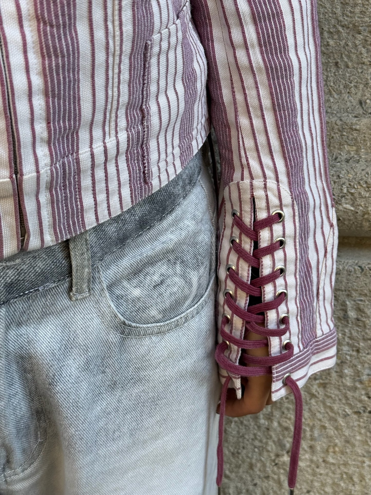 Christian Dior Striped Vintage Jacket