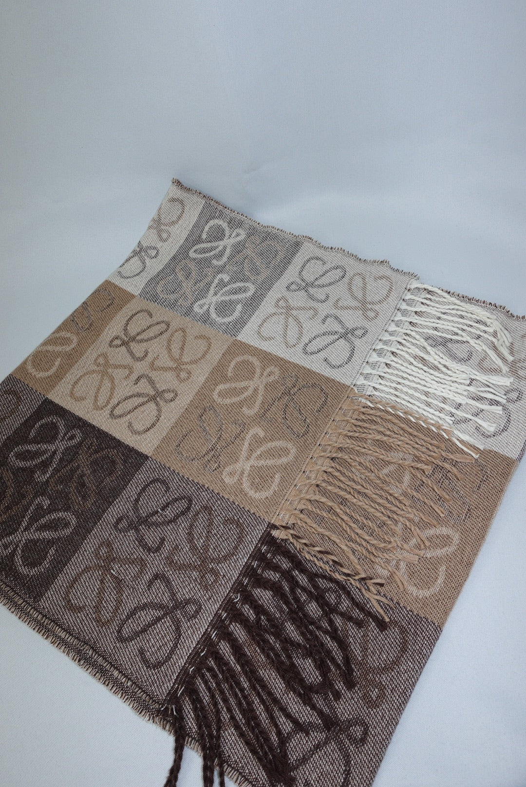 Loewe Wool & Cachemere Logo Scarf