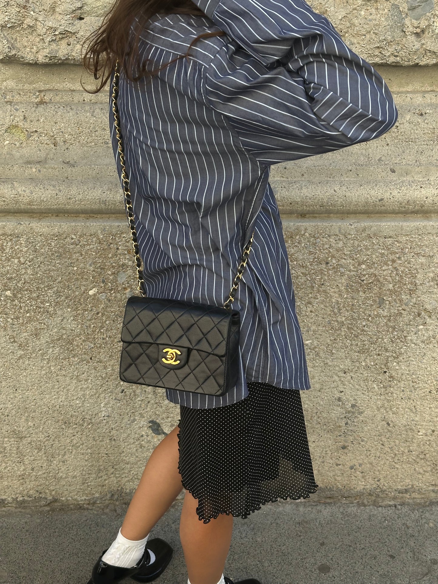 Classic Timeless Vintage Black Mini Square FULL SET