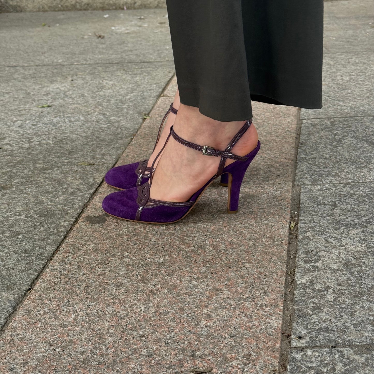 Scarpe con tacco Prada Vintage Viola 38