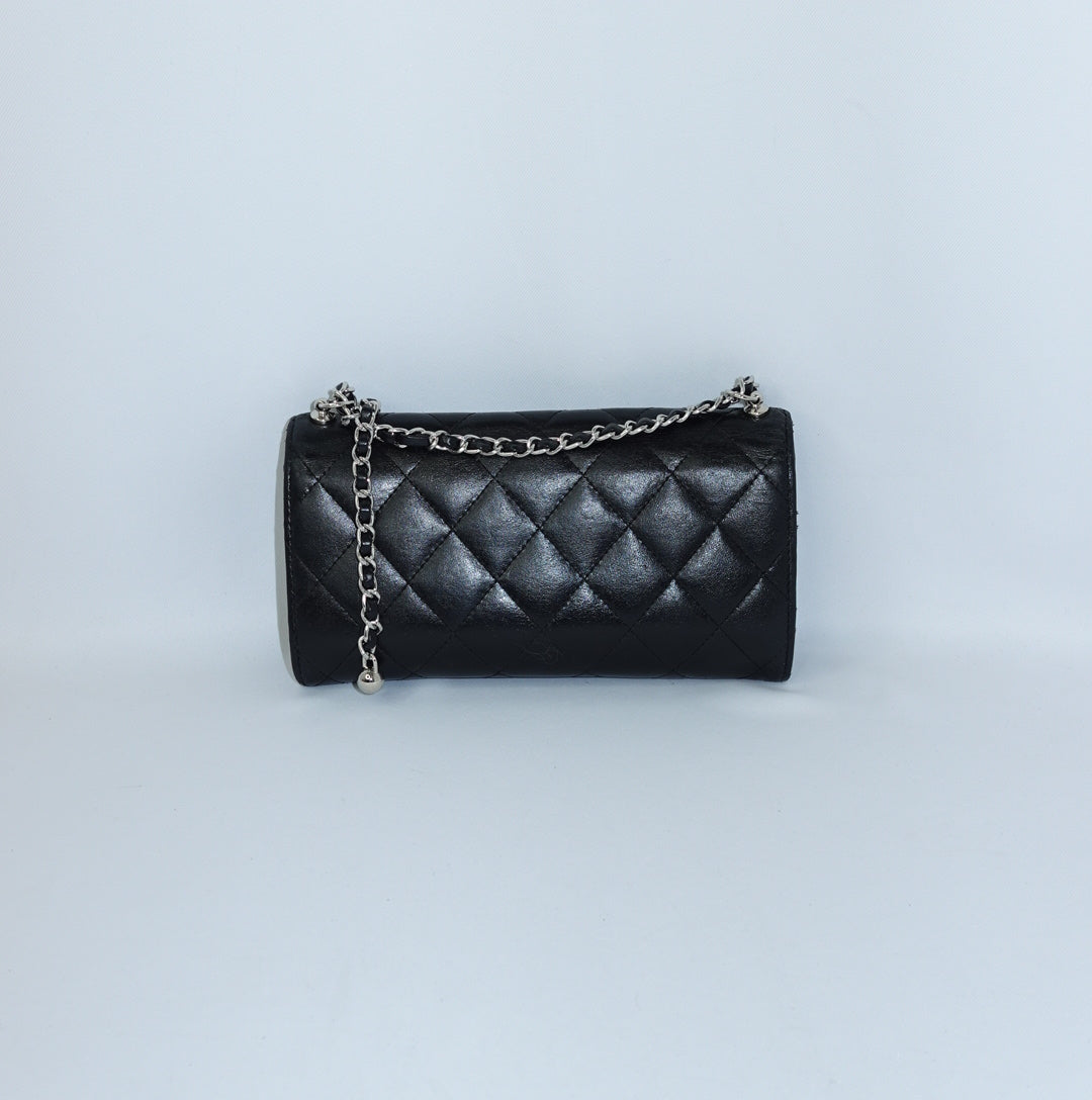 Chanel Black Wallet On Chain