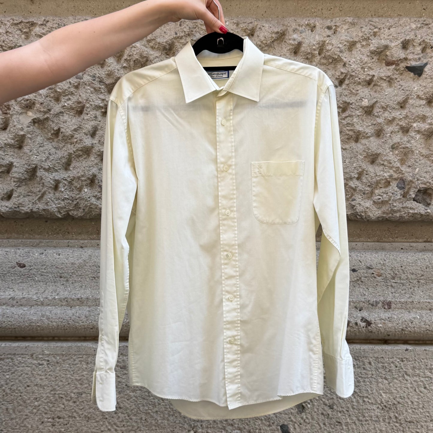 Yves Saint Laurent Butter Yellow Shirt