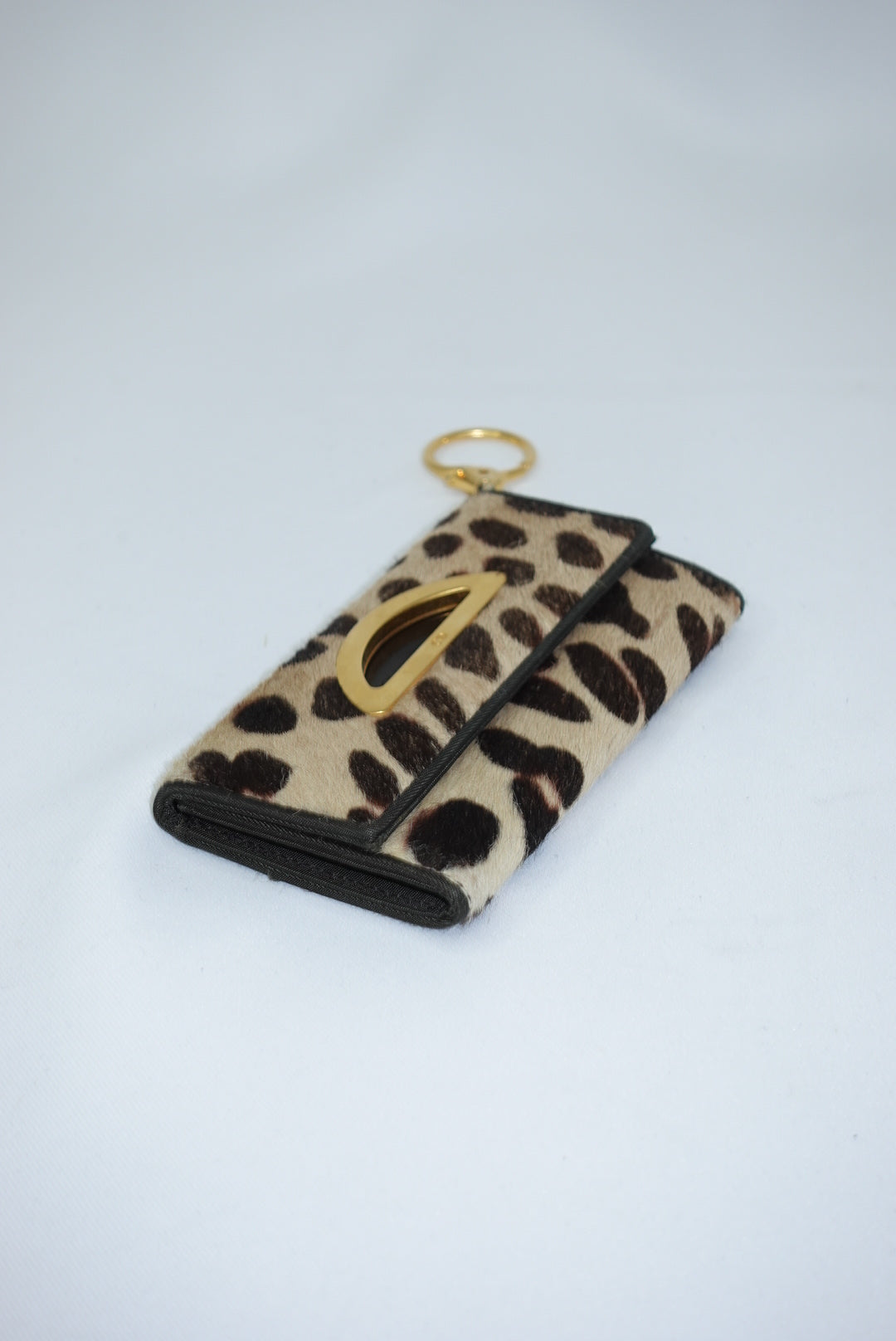 Christian Dior Malice Cheetah Pony Hair Vintage Cardholder