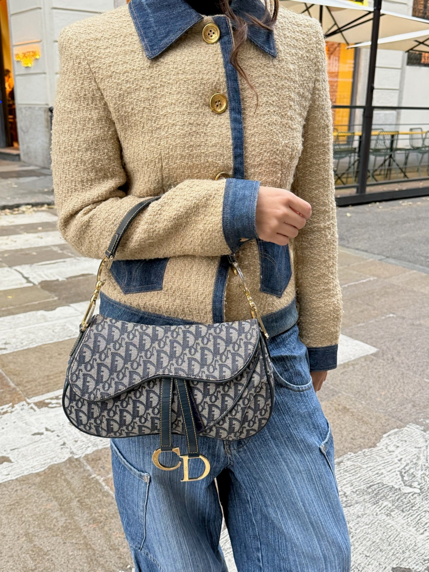 Dolce & Gabbana Denim and Wool Vintage Jacket