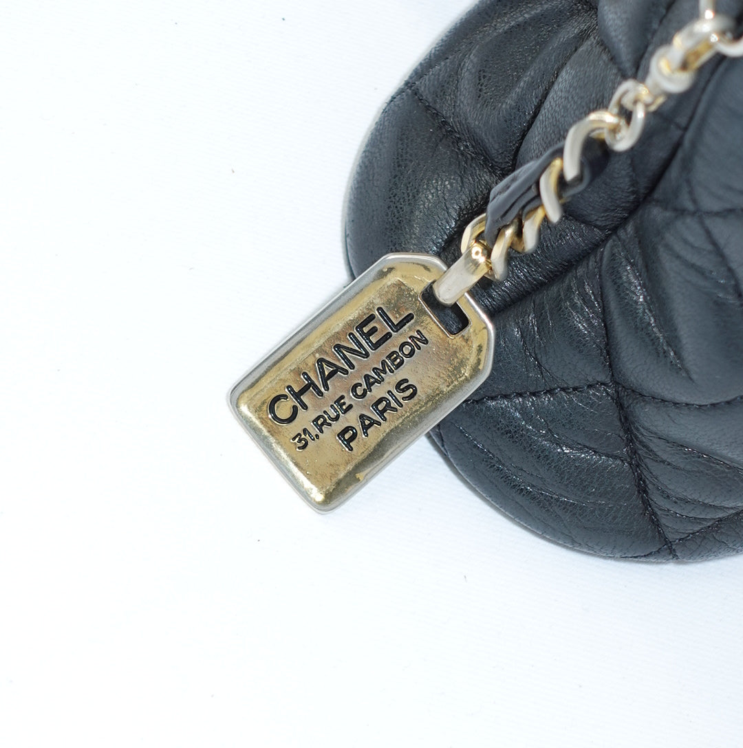 Chanel Quilted Dome Shoulder Bag