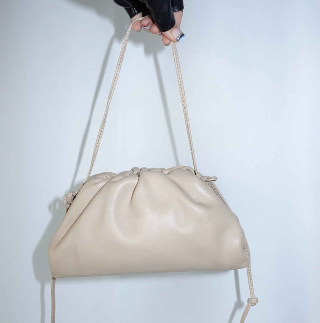 Bottega Veneta Beige Mini Pouch
