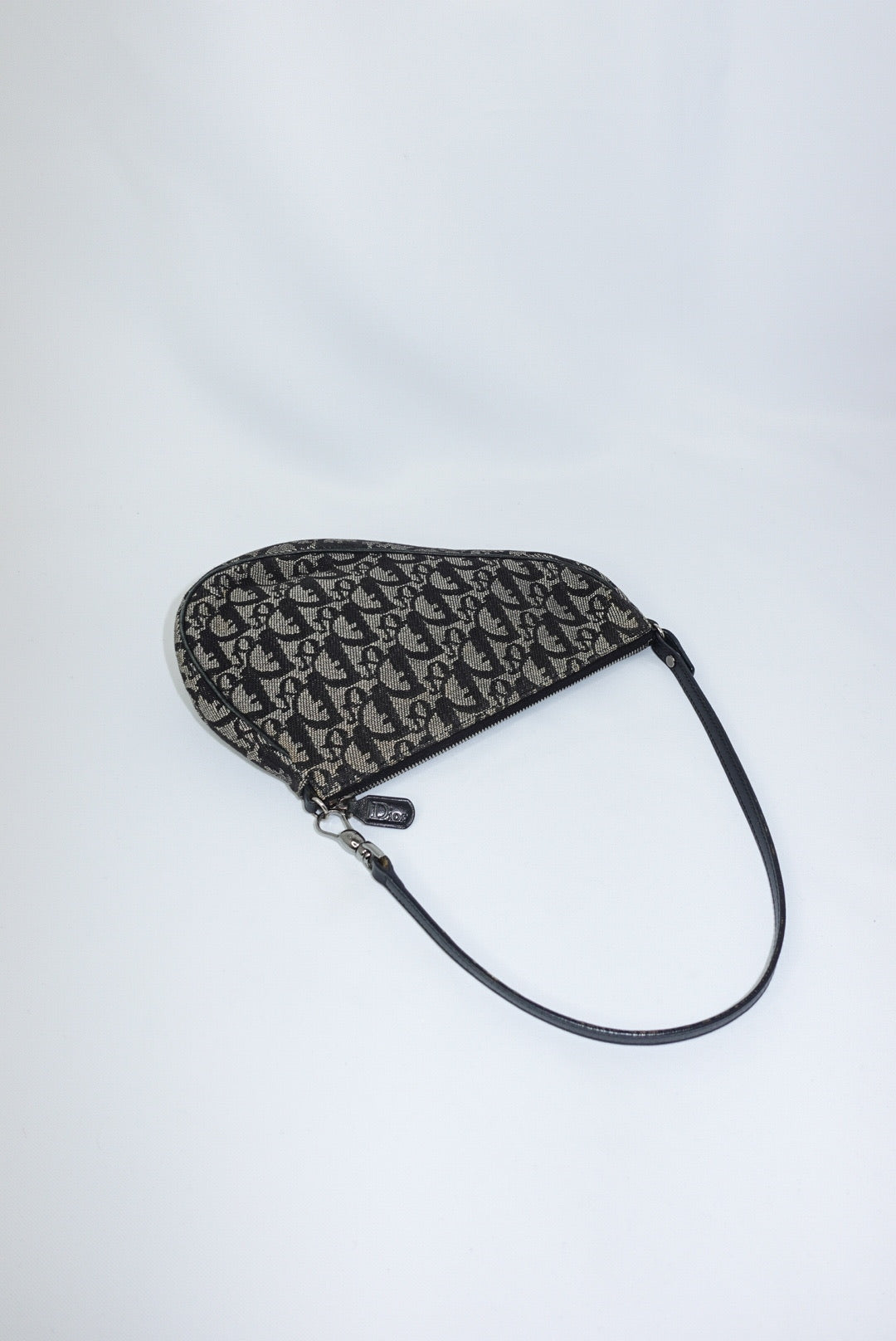 Christian Dior Mini Saddle Monogram Canvas Shoulder Bag